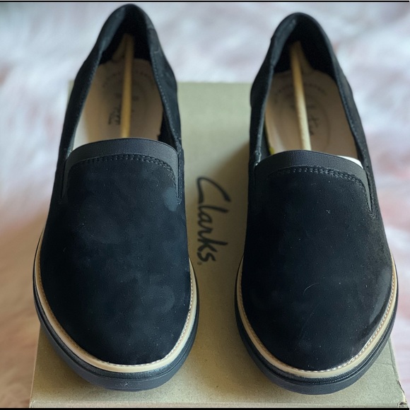 New Sharon Dolly Wide Wedge Casual Shoe - Clarks - Picture 3 of 16